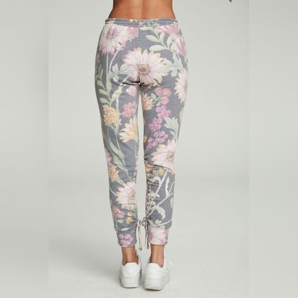 NWT Chaser Drawstring Shirred Cuffed Slim Jogger in OFF WHITE - Picture 6 of 10